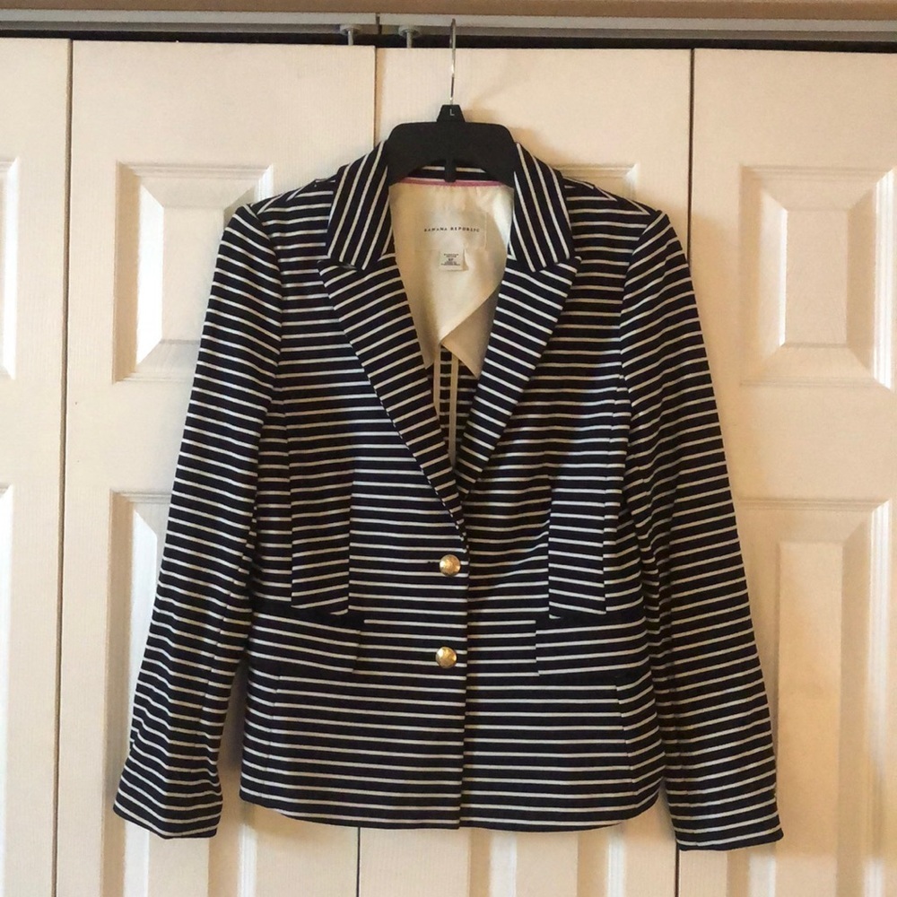 Banana Republic Nautical Blazer